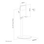 Newstar Soporte para Teléfono de hasta 7", plateado