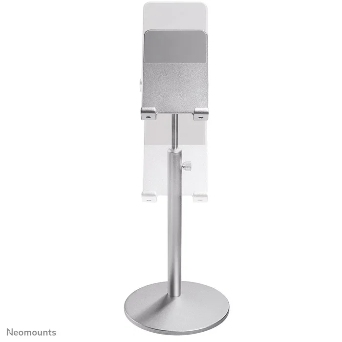 Neomounts DS10-200SL1 Soporte de Escritorio para Teléfono Móvil/Smartphone hasta 7", Ajustable en Altura e Inclinación (180°), Plata
