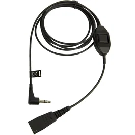 Jabra 8735-019 Cable QD a 3.5mm Klinke 1.5 m Negro