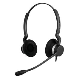 Jabra BIZ 2300 Duo NC Auriculares Diadema para Oficina Alámbrico con Cancelación de Ruido, Negro - Supraaural, Cómodos