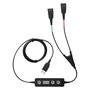 Jabra Link 265 Cable de formación USB a 2 x QD, Negro
