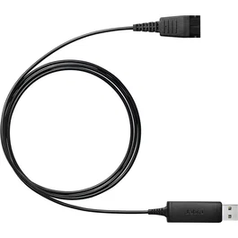 Jabra Adapter USB Link 230 (230-09) para Auriculares Jabra con Cable y Softphone, mejora el audio con tecnologia DSP Plug and Play