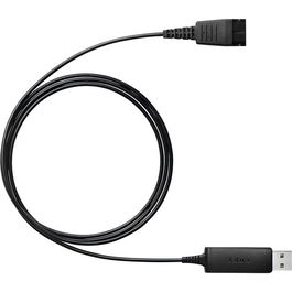 Jabra 230 Adaptador USB para Auriculares QD de Teléfono a Softphone con DSP