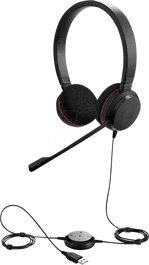 Jabra Evolve 20 Auricular Estéreo Cableado USB para Oficina con Micrófono