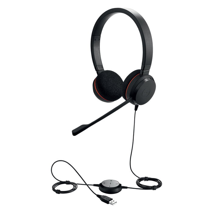 Jabra Evolve 20 Auricular Estéreo Cableado USB Negro Jabra Evolve 20 Auricular Estéreo Cableado USB Negro