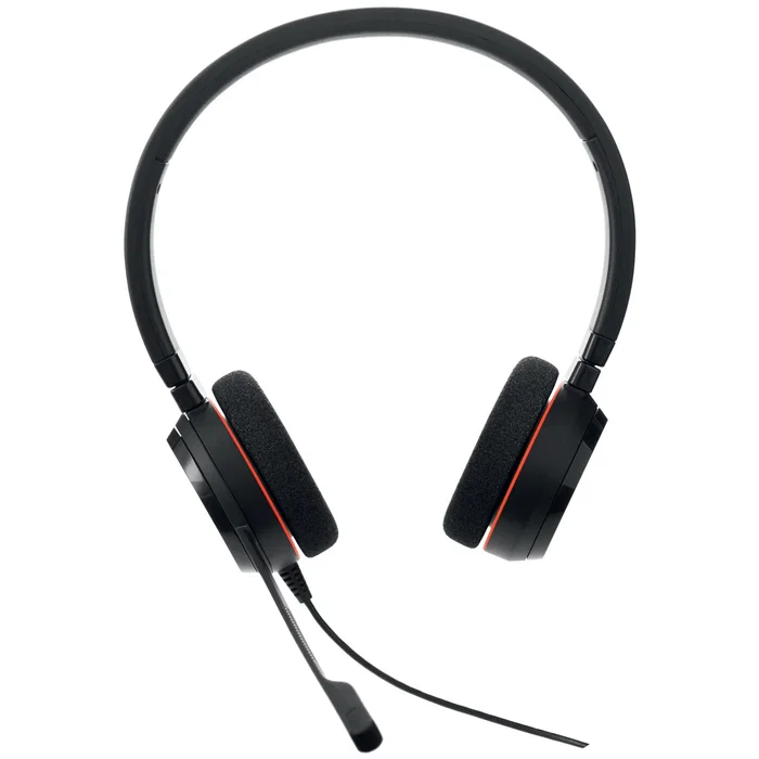 Jabra Evolve 20 Auriculares de Diadema para Oficina USB con Control de Llamadas, Negro - Certificado para Skype Empresarial y Cisco