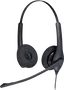 Jabra BIZ 1500 Duo Auricular Binaural Negro con Conexión QD