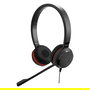 Jabra Evolve 20 Special Edition - Auriculares Diadema Alámbricos USB con Imitación Piel para Oficina/Call Center - Negro