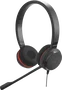 Jabra Evolve 20 UC Duo USB Special Edition Negro, Binaural, Supraaural, Alámbrico, USB Tipo A, Imitación piel de almohadillas, con micrófono boom con cancelación de ruido, Negro