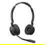 Jabra Engage 75 Auriculares Diadema Inalámbricos DECT/Bluetooth 5.0 para Oficina con Base, Cancelación de Ruido, Negro