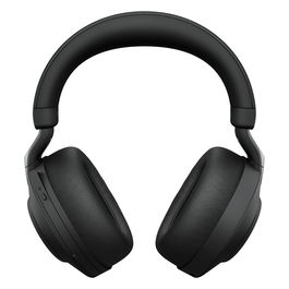 Jabra Evolve2 85 Stereo MS Auriculares Inalámbricos y Cableados con Estación de Carga y Link 380 USB-C, Negro, Certificado para Microsoft Teams