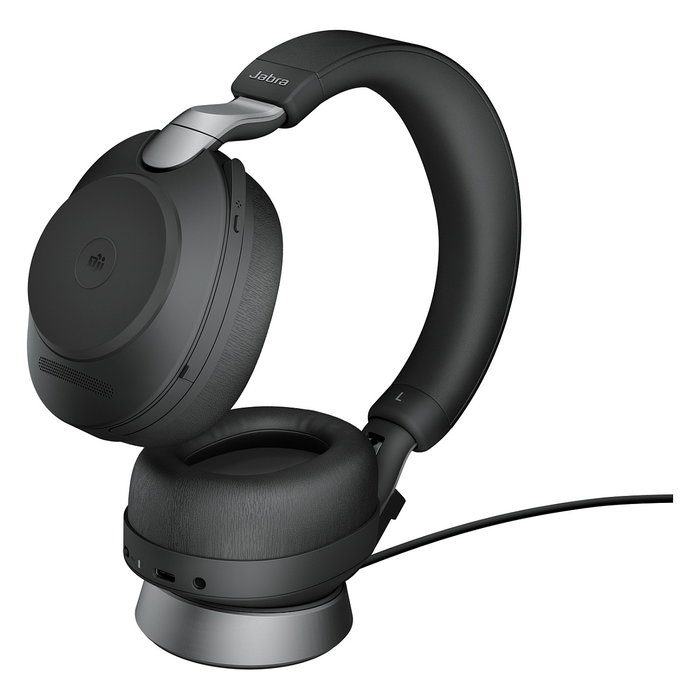 Jabra Evolve2 85 MS Stereo Headset con Base de Carga, Negro Jabra Evolve2 85 MS Stereo Headset con Base de Carga, Negro
