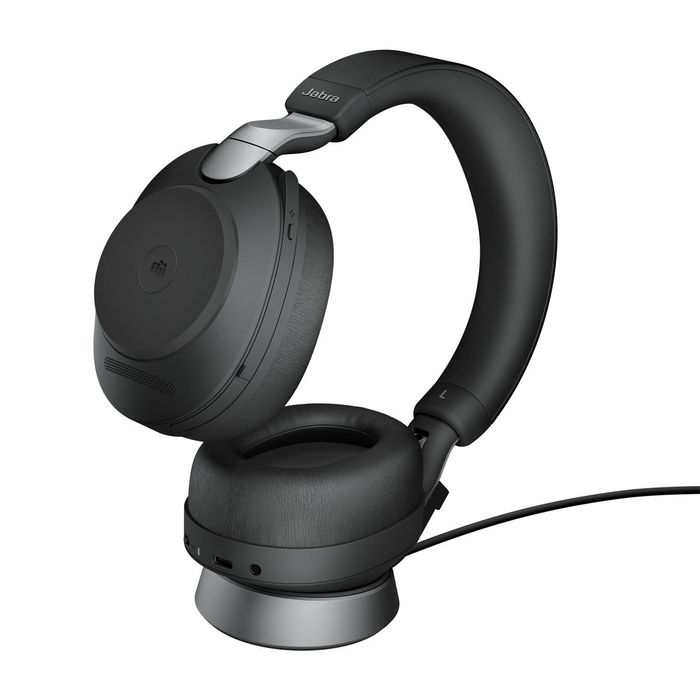 Jabra Evolve2 85 MS Stereo Headset con Base de Carga, Negro Jabra Evolve2 85 MS Stereo Headset con Base de Carga, Negro