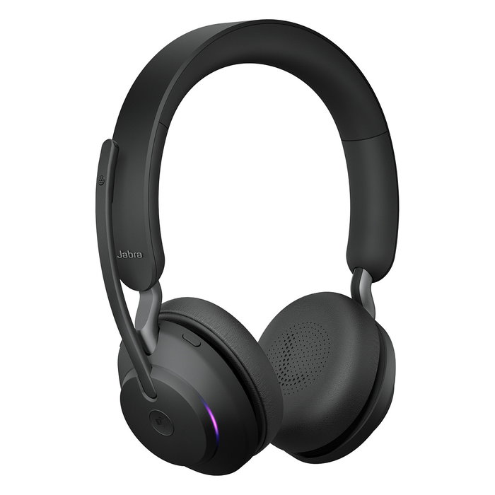 Jabra Evolve2 65 Auriculares Inalámbricos Diadema Stereo MS con Link 380 USB-C, Negro, Compatibles con Microsoft Teams, Bluetooth 5.0, 24h Batería
