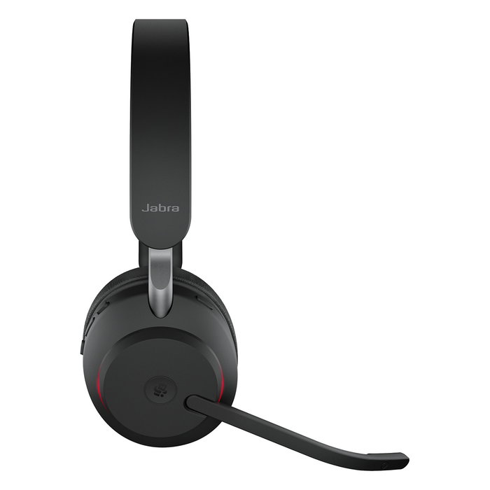 Jabra Evolve2 65 Auriculares Inalámbricos Diadema Stereo MS con Link 380 USB-C, Negro, Compatibles con Microsoft Teams, Bluetooth 5.0, 24h Batería