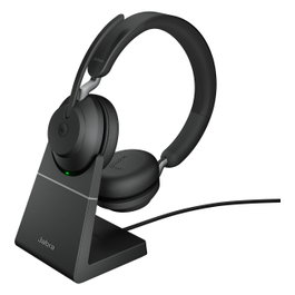 Jabra Evolve2 65 MS Duo Auriculares Profesionales con Cable Negro 26599-999-989