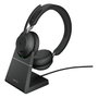 Jabra Evolve2 65 MS Duo Auriculares Profesionales con Cable Negro 26599-999-989