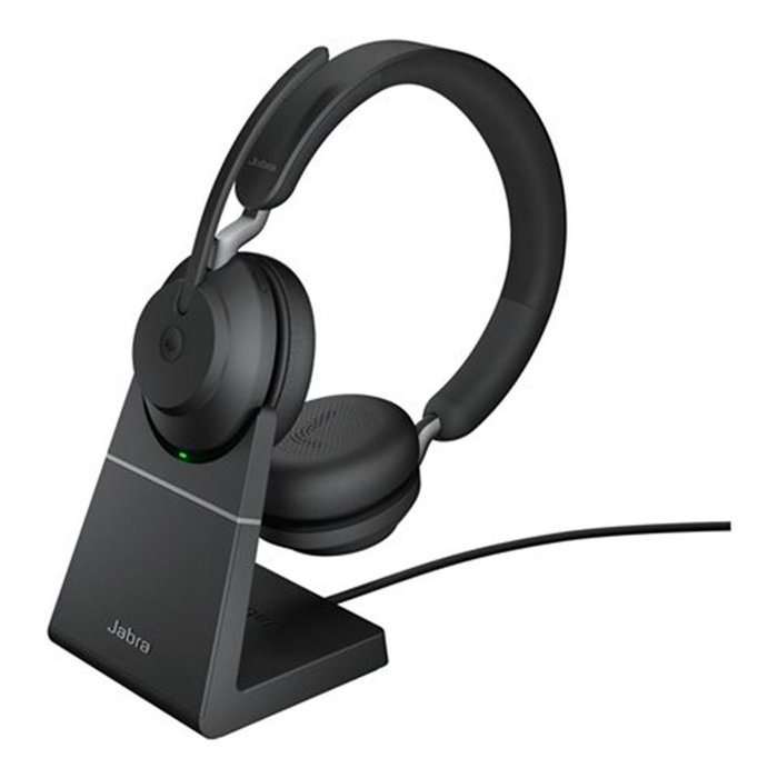Jabra Evolve2 65 MS Stereo Negro con Base de Carga y Link 380a Jabra Evolve2 65 MS Stereo Negro con Base de Carga y Link 380a