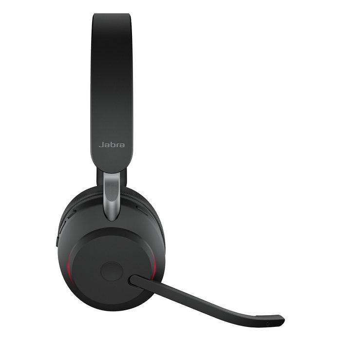 Jabra Evolve2 65 Stereo UC + Link 380 USB-C Auriculares Diadema Bluetooth 5.0 Inalámbricos para Oficina Negro