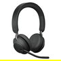 Jabra Evolve2 65 Stereo UC + Link 380 USB-C Auriculares Diadema Bluetooth 5.0 Inalámbricos para Oficina Negro