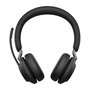 Jabra Evolve2 65 Auriculares Inalámbricos para Oficina, Unified Communication, Cancelación de Ruido Pasiva, Batería 37h, Negro, Link380c