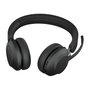 Jabra Evolve2 65 UC Stereo con Base de Carga y Link 380 USB-A, Negro