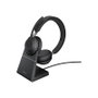Jabra Evolve2 65 Auriculares On-Ear Stereo UC Inalámbricos con Micrófono (26599-989-989)
