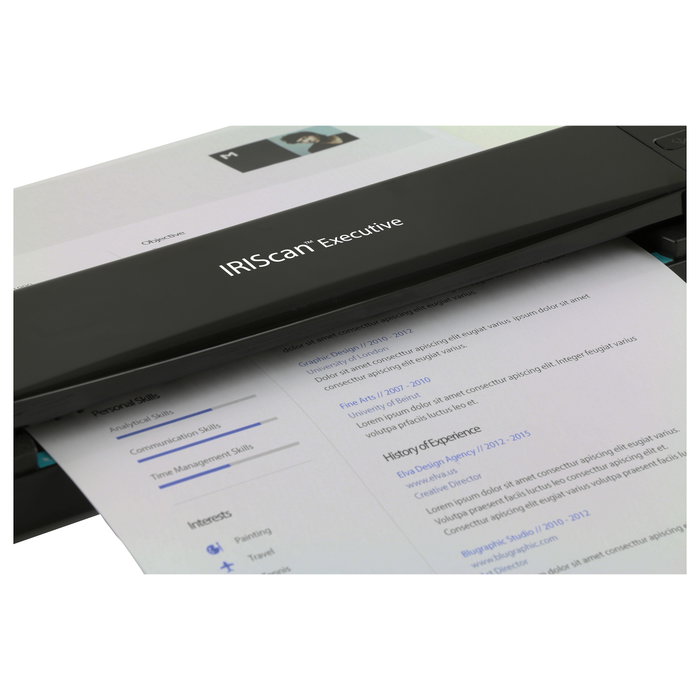 Iris IRIScan Executive 4 Escáner Portátil Dúplex Negro Iris IRIScan Executive 4 Escáner Portátil Dúplex Negro