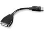 Lenovo Cable de Monitor DisplayPort a DVI-D Negro 0,2 m