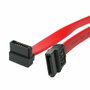Startech SATA18RA1 Cable de datos SATA III acodado de 0,457 m, Rojo