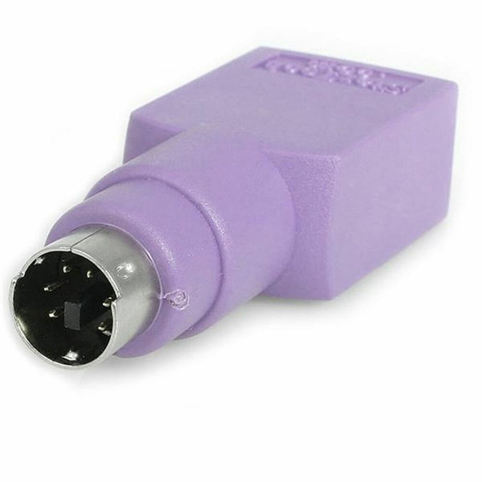 StarTech.com Adaptador de Teclado o Ratón USB a PS/2 Mini-DIN Violeta StarTech.com Adaptador de Teclado o Ratón USB a PS/2 Mini-DIN Violeta