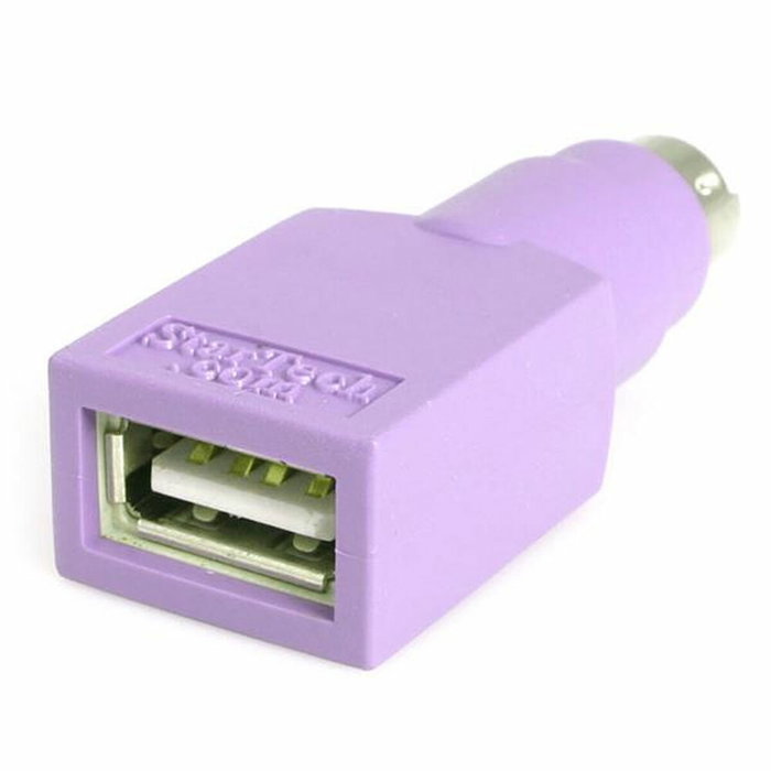 StarTech.com Adaptador de Teclado o Ratón USB a PS/2 Mini-DIN Violeta StarTech.com Adaptador de Teclado o Ratón USB a PS/2 Mini-DIN Violeta