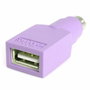 StarTech.com Adaptador de Teclado o Ratón USB a PS/2 Mini-DIN Violeta