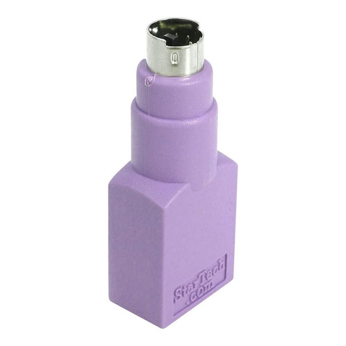 StarTech.com Adaptador de Teclado o Ratón USB a PS/2 Mini-DIN Violeta StarTech.com Adaptador de Teclado o Ratón USB a PS/2 Mini-DIN Violeta