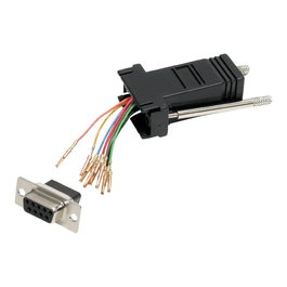 StarTech Adaptador DB9 a RJ45 Hembra - Hembra, Adaptador Modular Serie a RJ45, compatible con ICUSB2324852, ICUSB422