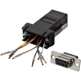 Startech.com Adaptador DB9 Hembra a RJ45 Hembra Serie para Cableado de Red