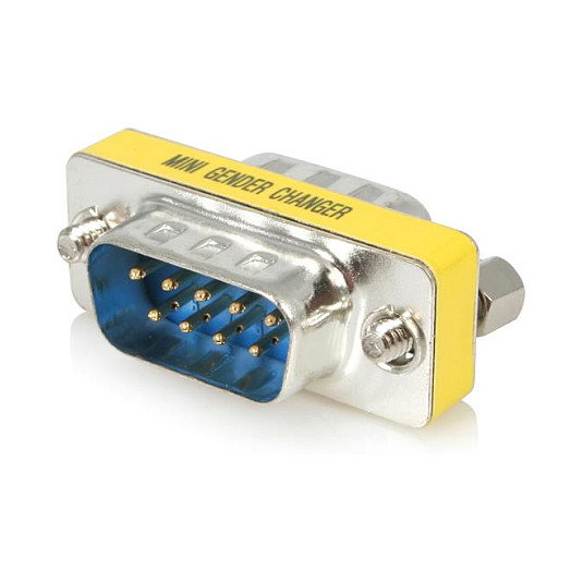 Startech GC9SM Adaptador Serie DB9 Macho a Macho Plata