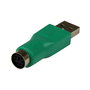 StarTech Adaptador de Ratón PS/2 a USB - Macho USB A a Hembra PS/2 - Color Verde - Conector Chapado en Níquel - Referencia GC46MF