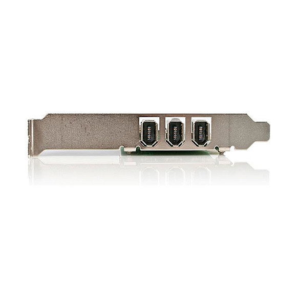 StarTech.com Tarjeta Adaptadora FireWire 400 PCI 4 Puertos IEEE 1394a 3 Externos 1 Interno