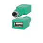 StarTech.com Adaptador USB a PS/2 para Ratón - Verde - Conector Hembra USB A a Macho PS/2