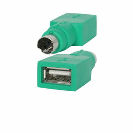 StarTech.com Adaptador USB A Hembra a PS/2 Macho para Ratón, Verde