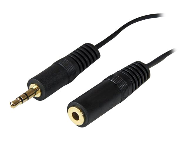 StarTech.com Cable Alargador de Audio Mini Jack 3,5mm Chapado en Oro 3,7m