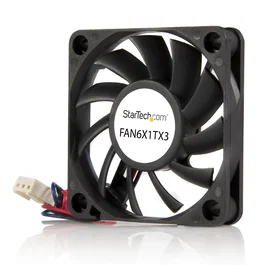 StarTech FAN6X1TX3 Ventilador de Carcasa 60x10mm 4000RPM Negro