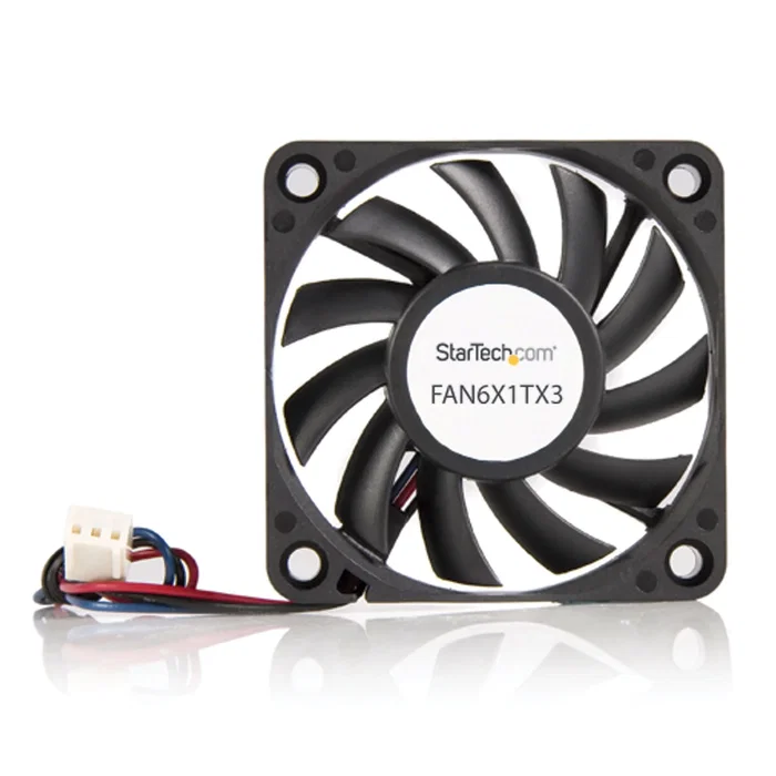 StarTech FAN6X1TX3 Ventilador de Carcasa 60x10mm 4000RPM Negro