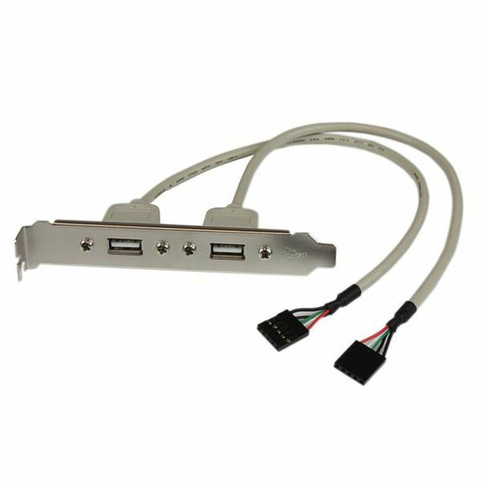 StarTech.com Adaptador de Placa USB A Hembra de 2 puertos, Plata StarTech.com Adaptador de Placa USB A Hembra de 2 puertos, Plata