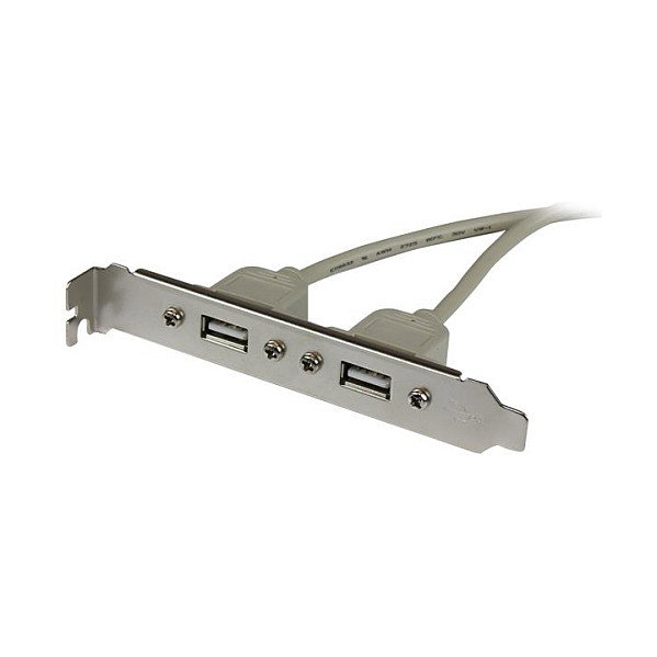 StarTech.com Adaptador de Placa USB A Hembra de 2 puertos, Plata StarTech.com Adaptador de Placa USB A Hembra de 2 puertos, Plata