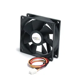 StarTech.com Ventilador de Repuesto para Disipador o Chasis PC 80mm x 25mm - TX3, 2000 RPM, Negro