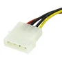 StarTech.com Cable Adaptador de Alimentación Molex a SATA de 0,15 m
