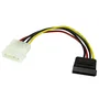 StarTech.com Cable Adaptador de Alimentación Molex a SATA de 0,15 m