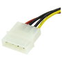 StarTech.com Cable Adaptador de Alimentación Molex a SATA de 4 Pines, 6 pulgadas